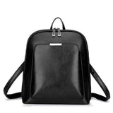 Stella | Classic backpack with double zip closure and simple design