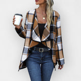 Modern Checkered Coat