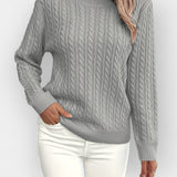 Jana – Relaxed Sweater with Rounded Neckline