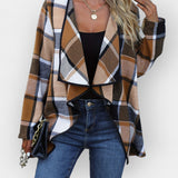 Modern Checkered Coat