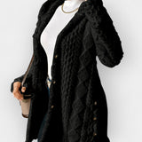 Warm Hooded Cardigan