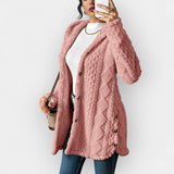 Warm Hooded Cardigan