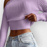 Tatiana – Short Sweater with Long Sleeves