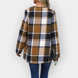 Modern Checkered Coat