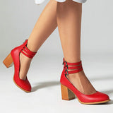 Jadara - Triple Buckle Heels