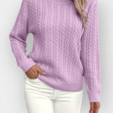 Jana – Relaxed Sweater with Rounded Neckline