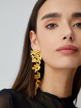 Liana | Floral Fringed Earrings