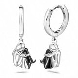 Dog Embrace Earrings