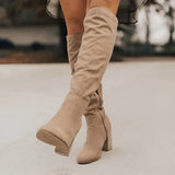 Sibahle – Suede Mid Heel Boots