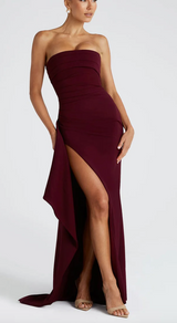 Alina | Strapless Maxi Dress
