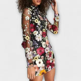 Dolores – 3D Floral Dress