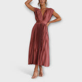 Stylish Pleated Dress