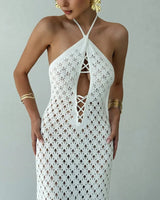 Woven Beach Maxi Dress