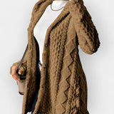 Warm Hooded Cardigan