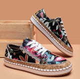 Oluchi™ Floral Orthopedic Zipper Sneakers