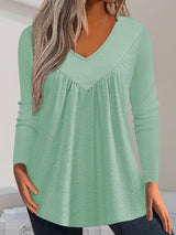 Marli – Plus-Size V-neck Blouse