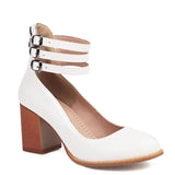 Jadara - Triple Buckle Heels
