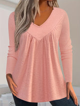 Marli – Plus-Size V-neck Blouse