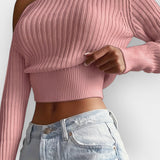 Tatiana – Short Sweater with Long Sleeves