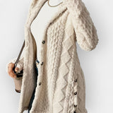 Warm Hooded Cardigan