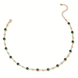Verdant Dots Necklace