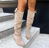 Sibahle – Suede Mid Heel Boots