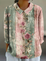 Aniya-Vintage Floral Print Shirt