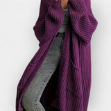Comfortable Solid Color Cardigan
