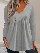 Marli – Plus-Size V-neck Blouse