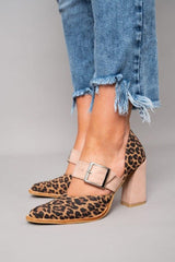 Avano - Leopard Suede Heels