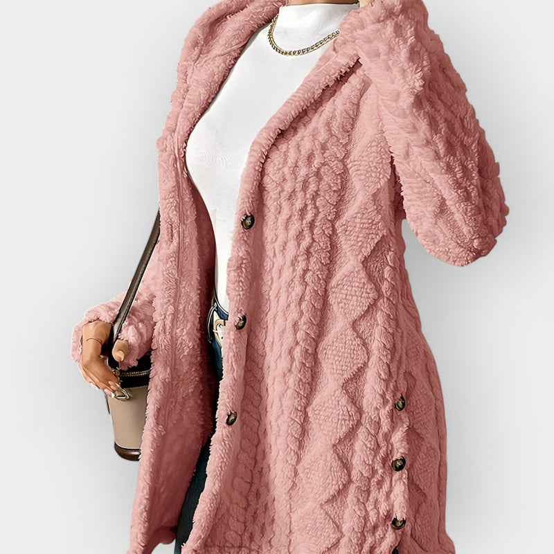 Warm Hooded Cardigan