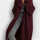 Comfortable Solid Color Cardigan