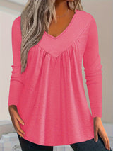 Marli – Plus-Size V-neck Blouse