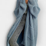 Comfortable Solid Color Cardigan