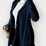 Warm Hooded Cardigan