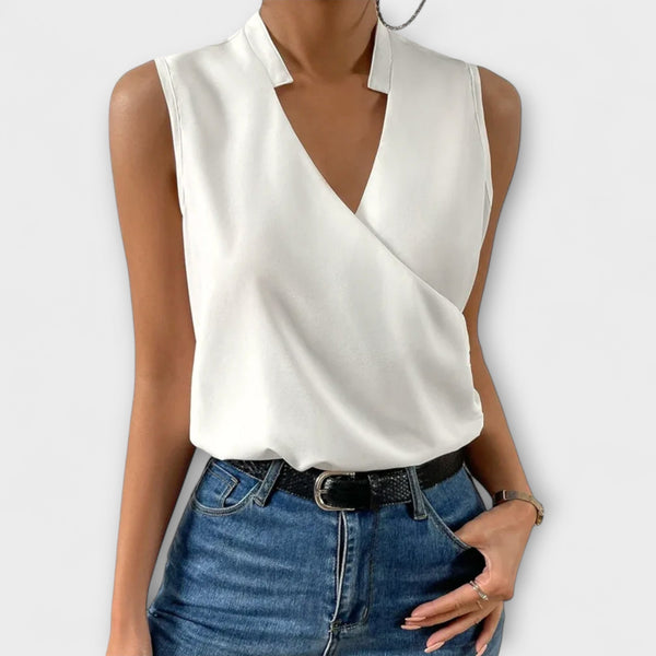 Soft Summer Top with V-Neckline