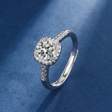 Exclusive White Gold Aria Square Radiant Jewellery Set