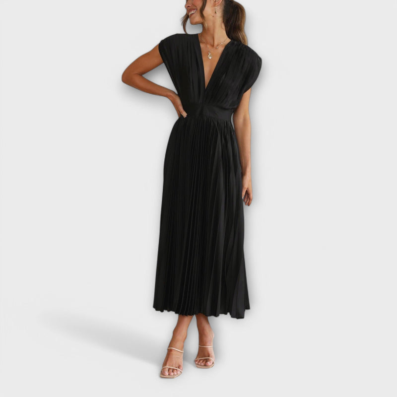 Stylish Pleated Dress