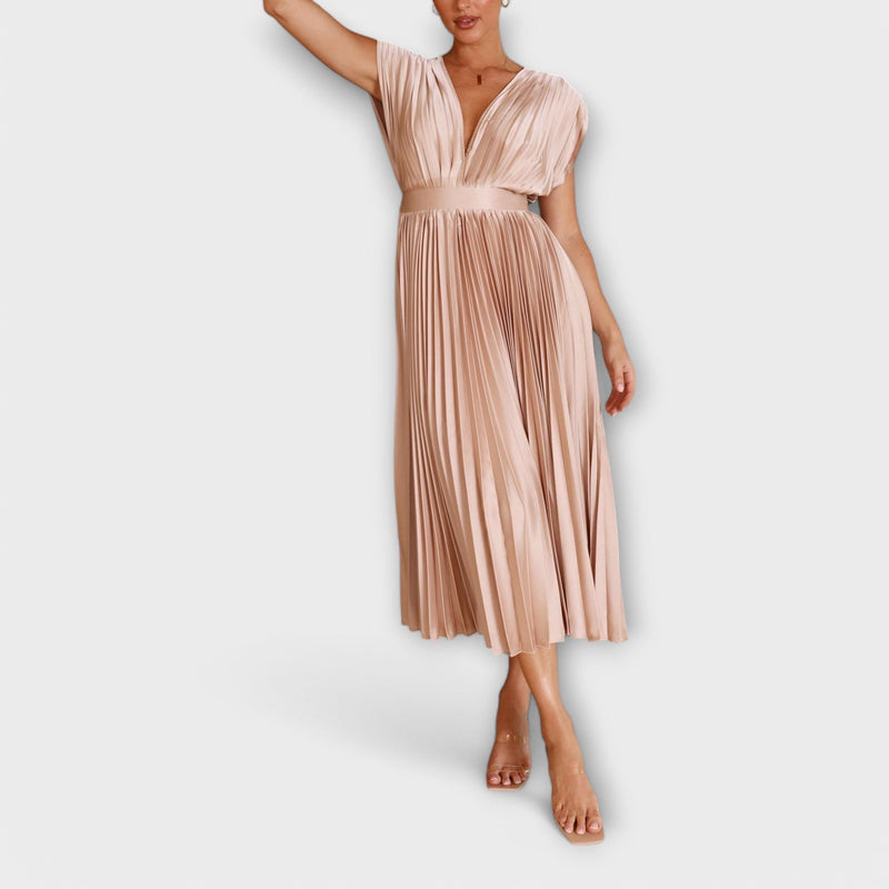 Stylish Pleated Dress