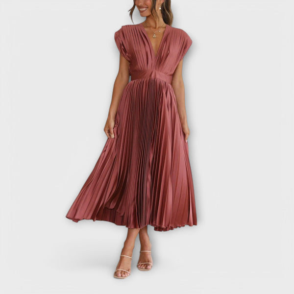 Stylish Pleated Dress