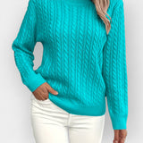 Jana – Relaxed Sweater with Rounded Neckline