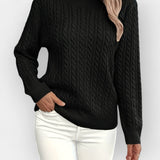 Jana – Relaxed Sweater with Rounded Neckline
