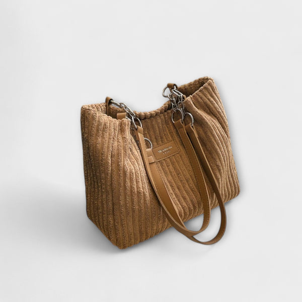 Soft Corduroy Shoulder Bag