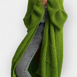 Comfortable Solid Color Cardigan