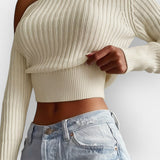 Tatiana – Short Sweater with Long Sleeves