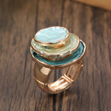 Boho Three-Layered Enamel Ring
