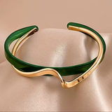Emerald Wave Bracelet