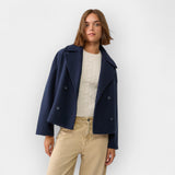 Short Double-Breasted Coat