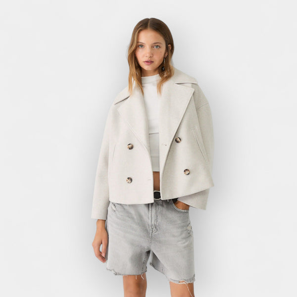Short Double-Breasted Coat