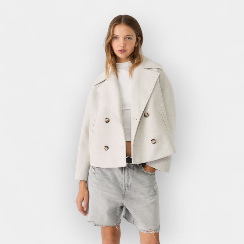 Short Double-Breasted Coat